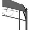 Pavėsinė, antracito spalvos, 3x4x2,65m, 180 g/m²