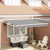 Traukiamas markizės rėmas Baltas 300 x 250 cm Aliuminis