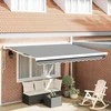 Markizės rėmas Balta 350 x 250 cm Aliuminis