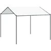 Pavėsinė 4 x 4 x 2,6 m Baltas Plienas ir poliesteris 180 gsm