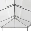 Pavėsinė, baltos spalvos, 600x298x270cm, 180g/m²