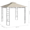 Pavėsinė, kreminės spalvos, 3x3x2,7m, 160g/m²