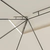 Pavėsinė, kreminės spalvos, 4x3x2,7m, 160g/m²