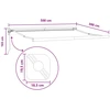 Ištraukiama markizė Smėlio 500 × 300 cm Audinys ir metalas