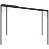 Pavėsinė su stogu, antracito, 4x3x2,5m, aliuminis ir plienas