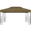 Pavėsinė, taupe spalvos, 3x4m, 180g/m²