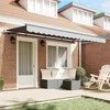Markizės rėmas Antracito 4 x 2 m Metalas