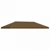 Paviliono kanapės danga 6 x 3 m Taupe Poliesteris 190