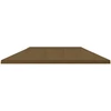 Paviliono kanapės danga 6 x 3 m Taupe Poliesteris 190