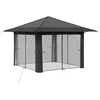 Paviljonas su 4 šoninėmis sienomis 3,3 x 3,3 m