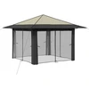 Paviljonas su 4 šoninėmis sienomis 3,3 x 3,3 m