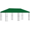 Paviljonas su šoninėmis sienelėmis 6 x 3 m Žalia