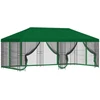 Paviljonas su šoninėmis sienelėmis 6 x 3 m Žalia