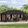 Paviljonas su šoninėmis sienelėmis 6 x 3 m Antracito