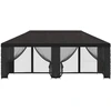 Paviljonas su šoninėmis sienelėmis 6 x 3 m Antracito
