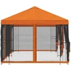 Paviljonas su šoninėmis sienelėmis 6 x 3 m Oranžinė