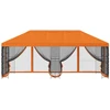 Paviljonas su šoninėmis sienelėmis 6 x 3 m Oranžinė