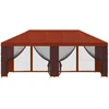 Paviljonas su šoninėmis sienelėmis 6 x 3 m Terakotos