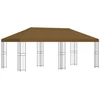 Paviljonas su šoninėmis sienelėmis 6 x 3 m Taupe