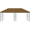 Paviljonas su šoninėmis sienelėmis 6 x 3 m Taupe
