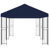 Paviljonas su šoninėmis sienelėmis 6 x 3 m Mėlyna