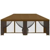 Paviljonas su šoninėmis sienelėmis 6 x 3 m Taupe