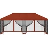 Paviljonas su šoninėmis sienelėmis 6 x 3 m Terakotos