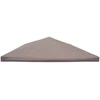 Paviljono uždanga Taupe 300 x 300 cm Poliesteris ir plienas
