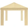 Paviljono uždanga 6 x 3 m Kreminė Poliesteris 190 gsm