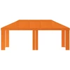 Paviljono uždanga 6 x 3 m Oranžinė Poliesteris 190 gsm