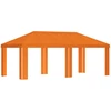 Paviljono uždanga 6 x 3 m Oranžinė Poliesteris 190 gsm