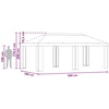 Paviljono uždanga 6 x 3 m Smėlio Poliesteris 190 gsm