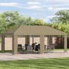 Paviljono uždanga 6 x 3 m Smėlio Poliesteris 190 gsm
