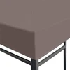 Paviljono uždanga Taupe 300 x 300 cm Poliesteris ir plienas