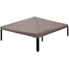 Paviljono uždanga Taupe 300 x 300 cm Poliesteris ir plienas