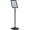 Pedestalo plakato stovas Sidabro a3 PVC ir Plienas
