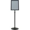 Pedestalo plakato stovas Sidabro a3 PVC ir Plienas