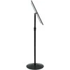 Pedestalo plakato stovas a3 PVC ir Plienas Juoda