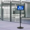 Pedestalo plakato stovas Sidabro a4 PVC ir Plienas