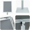 Pedestalo plakato stovas Sidabro 32 x 27 x 119 cm