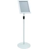 Pedestalo plakato stovas 33 x 33 x 126 cm PVC ir Plienas