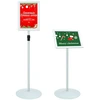 Pedestalo plakato stovas 33 x 33 x 123 cm PVC ir Plienas