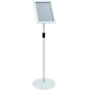Pedestalo plakato stovas 33 x 33 x 123 cm PVC ir Plienas