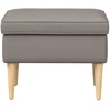 Pėdų staliukas Taupe 55 x 35 x 41 cm Poliesteris