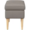 Pėdų staliukas Taupe 55 x 35 x 41 cm Poliesteris