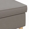 Pėdų staliukas Taupe 55 x 35 x 41 cm Poliesteris