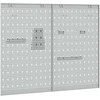 Įrankių sienelė 2 pcs Pilka 100 x 1 x 80 cm