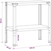 Persodinimo stalas 100 x 40 x 80 cm