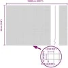 Suvirinto vielos tvoros 10000 x 40 cm Pilka