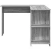 Kampinis rašomasis stalas Pilkas Sonoma 140 x 113,5 x 75 cm